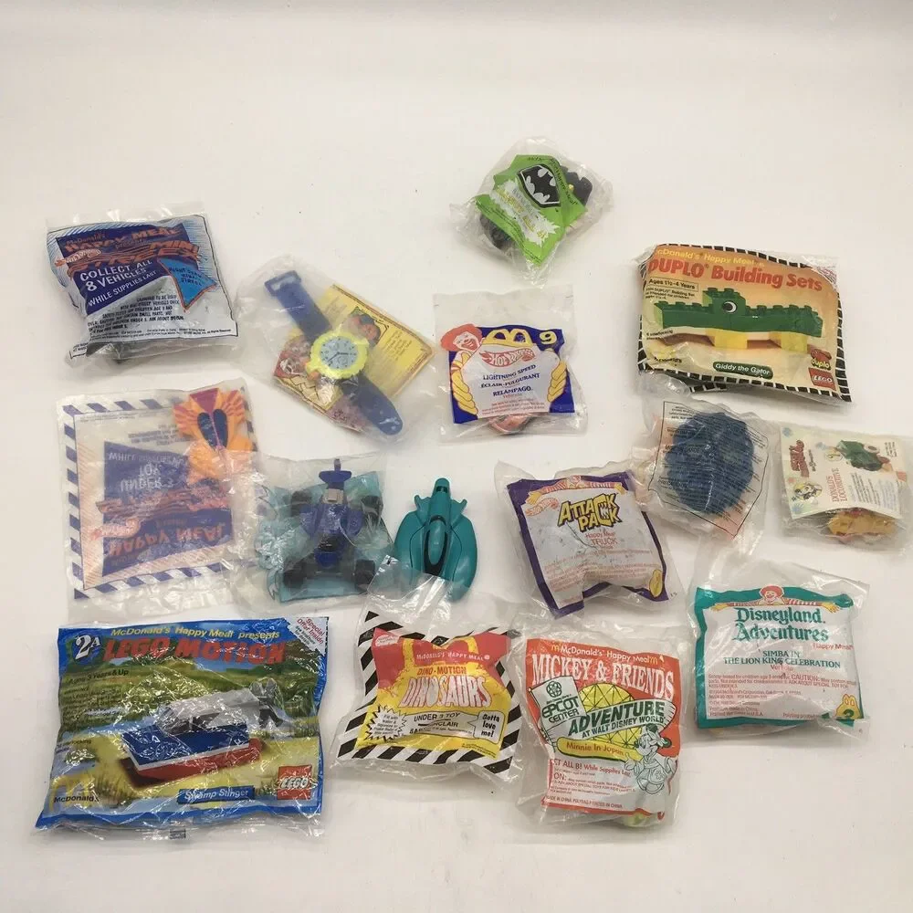 McDonald’s Toys Lot 1980s 1990s Attack Pack Mini Streex Lion King Batman Minnie